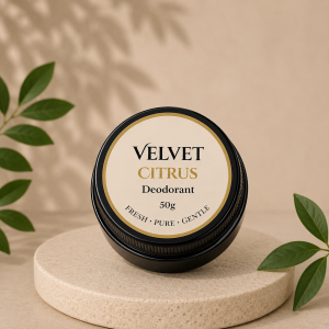 Velvet Citrus Natuurlijke Deodorantcrème – Nieuwe Formule