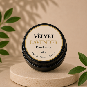 Velvet Lavendel Natuurlijke Deodorantcrème – Nieuwe Formule