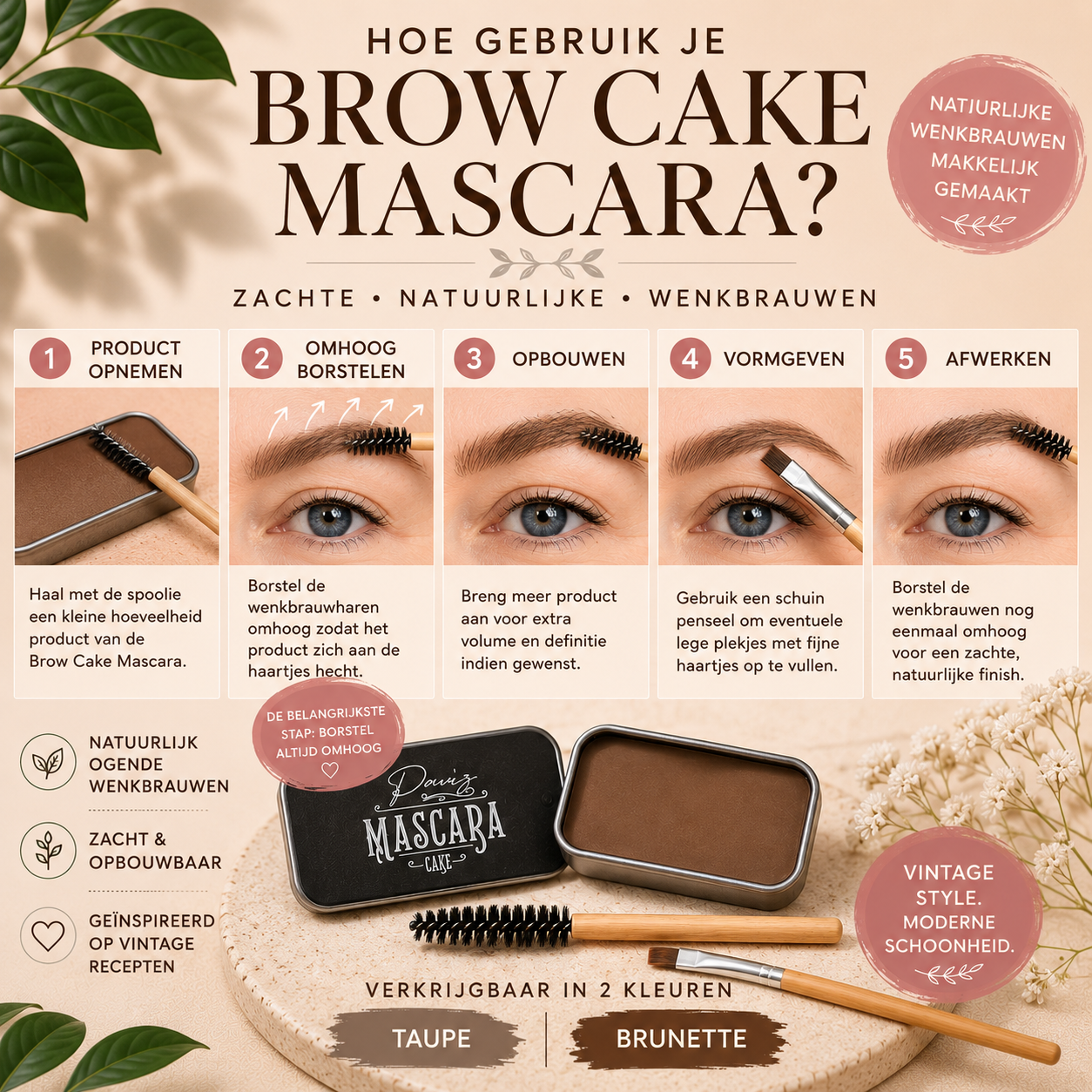 Brow Cake Mascara - Afbeelding 2